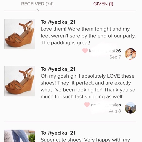 Tan Platform Wedge Sandals - Picture 7 of 8